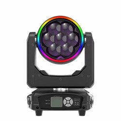 LED 7x40W Big Bee Eye Moving Head RGBW 4in1 LED Spotlight Wash/Beam /Zoom,Professional DJ/Bar Lighting disco strobe stage lights