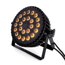 Aluminum LED Par light 24x18W RGBWA UV 6in1 Stage Light Profession KTV DJ Wash Light